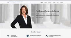 Desktop Screenshot of cqinvestigations.com