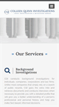 Mobile Screenshot of cqinvestigations.com